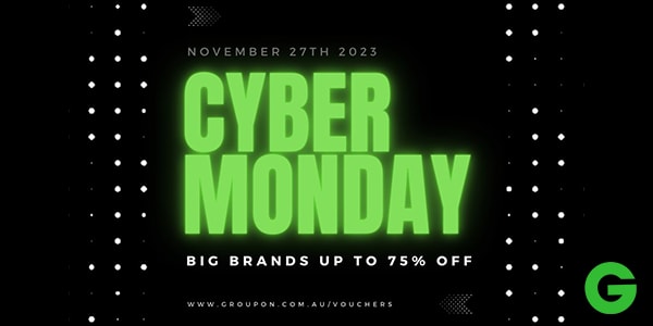 Get All Cyber Monday Deals at Groupon