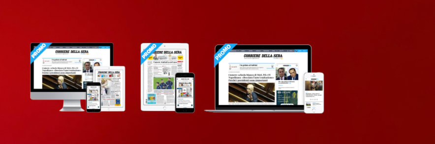 Promo Corriere della sera digital: Digita+ a soli 9€/mese