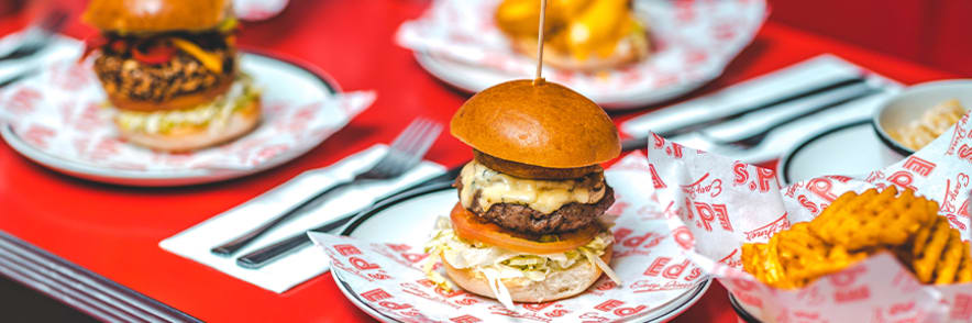 Join the Club and Get a Free Starter or Dessert When You Buy a Main Course at Ed's Easy Diner