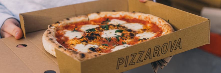 Get Your Order Straight to Your Door with Deliveroo at Pizzarova